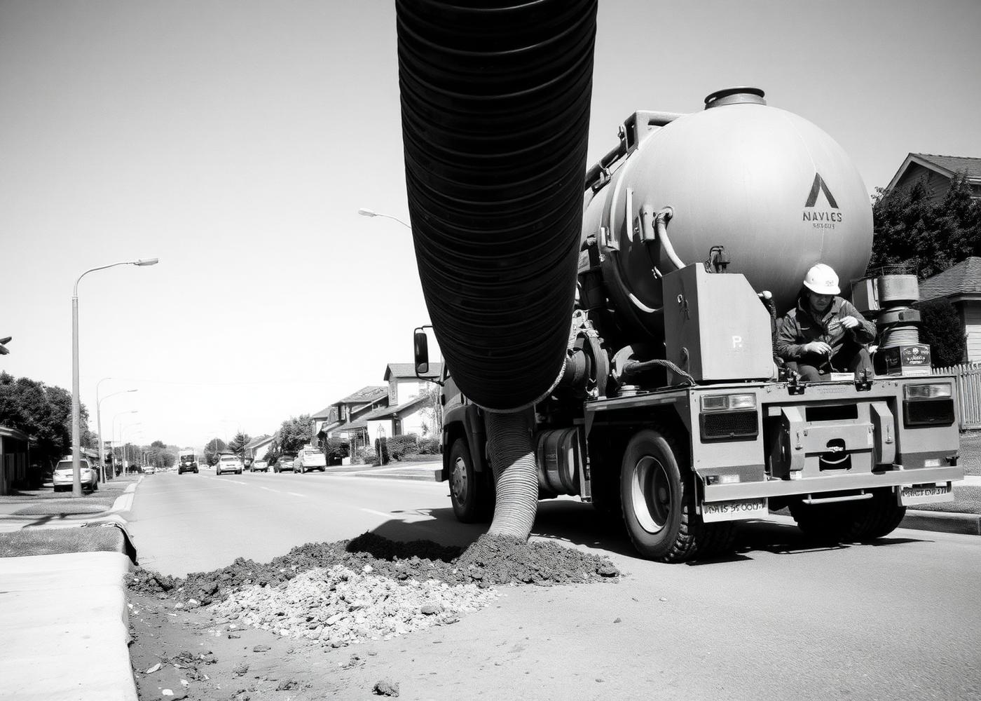 Hydro vacuum truck — non-destructive dig