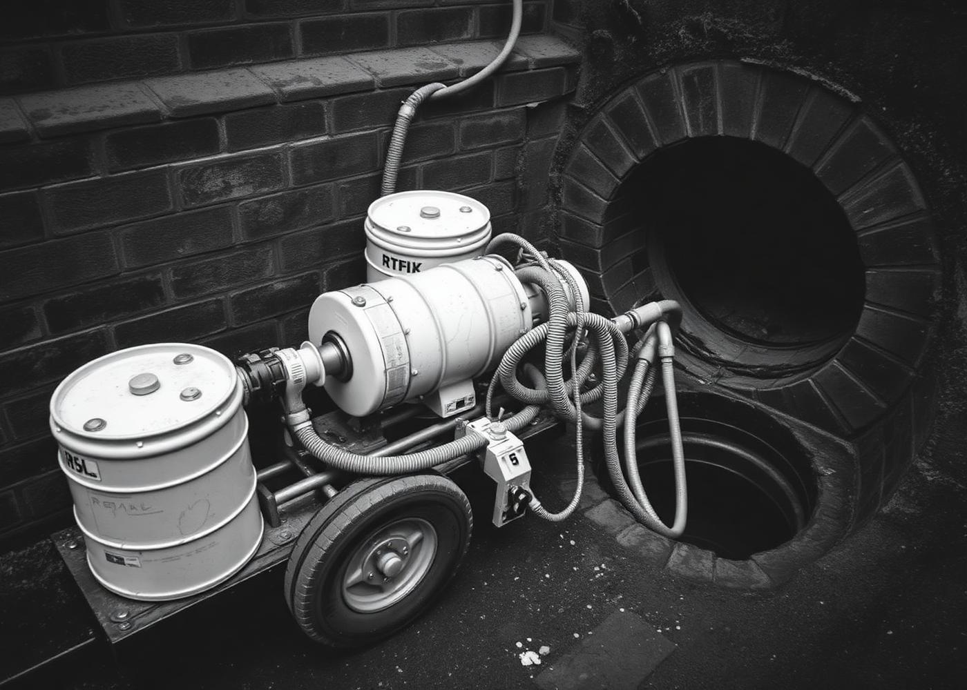 NuFlow relining rig — no-dig sewer repair